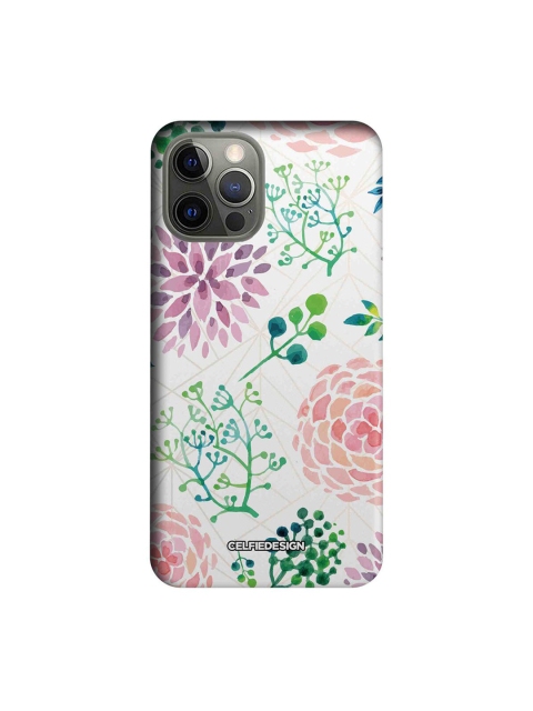 

CelfieDesign Pink & White Ferns and Flowers iPhone 12 Pro Slim Back Case