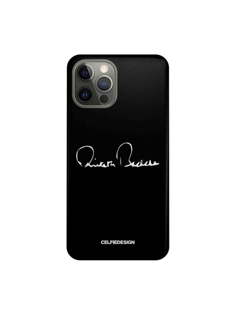 

CelfieDesign Black AB Signature Black iPhone 12 Pro Slim Back Case
