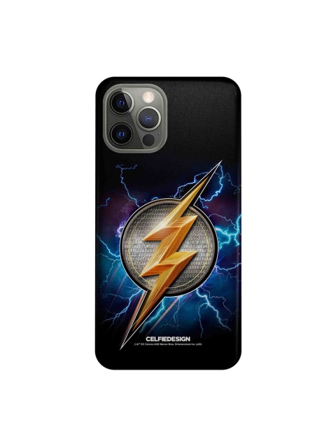 

CelfieDesign iPhone 12 Pro Flash Storm Printed Back case, Multi