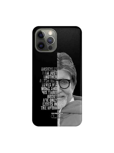 

CelfieDesign Black & White AB Wise Words iPhone 12 Pro Slim Back Case