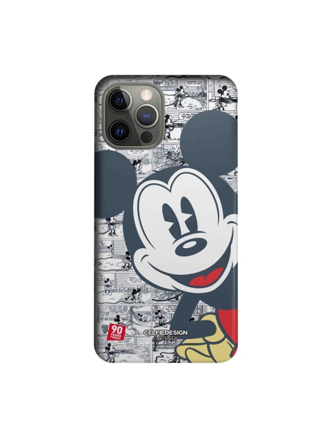 

CelfieDesign Mickey Mouse Comicstrip Printed Slim Case For iPhone 12 Pro, White