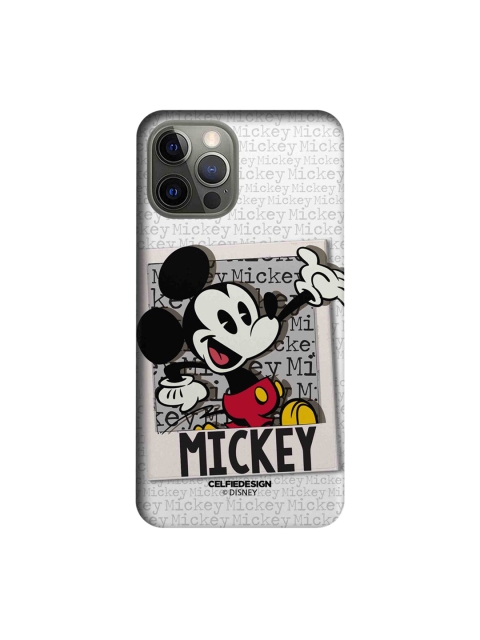 

CelfieDesign Grey Mickery Mouse Graphic Printed iPhone 12 Pro Slim Case