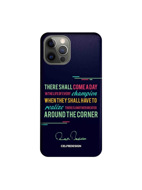 

CelfieDesign Multicoloured Champion AB Quotes iPhone 12 Pro Slim Case, Multi