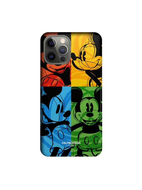 

CelfieDesign Multi-coloured Mickey Mouse Slim Back Case for iPhone 12 Pro