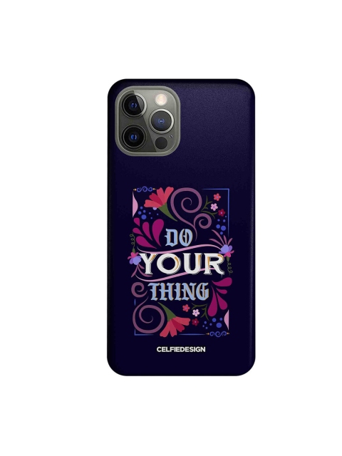 

CelfieDesign Multicoloured Do Your Thing iPhone 12 Pro Slim Case, Multi