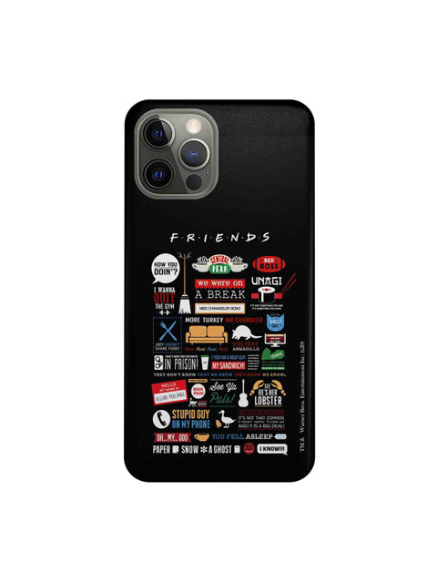 

CelfieDesign Multicolored Friends Infographic iPhone 12 Pro Slim Back Case, Multi