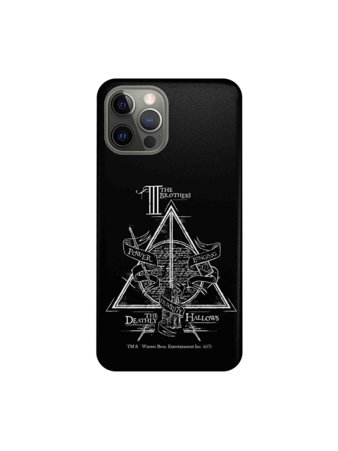 

CelfieDesign Multicolored The Deathly Hallows iPhone 12 Pro Slim Back Case, Multi