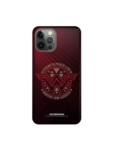 

CelfieDesign Maroon Wonder Woman Stamp iPhone 12 Pro Slim Case