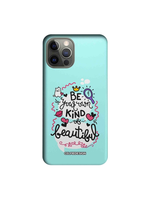 

CelfieDesign Multicoloured Be Your Own Kind Of Beautiful Print iPhone 12 Pro Back Case, Multi