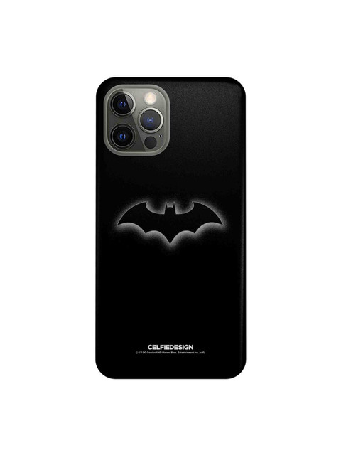 

CelfieDesign Batman Logo Printed Slim Case For iPhone 12 Pro, Black