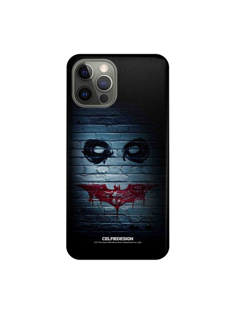 

CelfieDesign Black & Blue Bat Joker Graffiti Slim Back Case for iPhone 12 Pro
