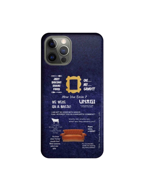 

CelfieDesign Friends Printed iPhone 12 Pro Slim Back Case, Multi