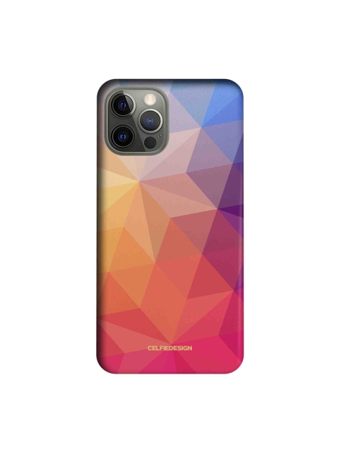 

CelfieDesign Multicoloured Printed Slim Case For iPhone 12 Pro, Multi