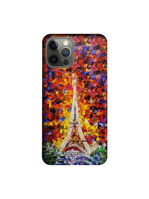 

CelfieDesign Multicolored Artistic Eifel iPhone 12 Pro Slim Back Case, Multi