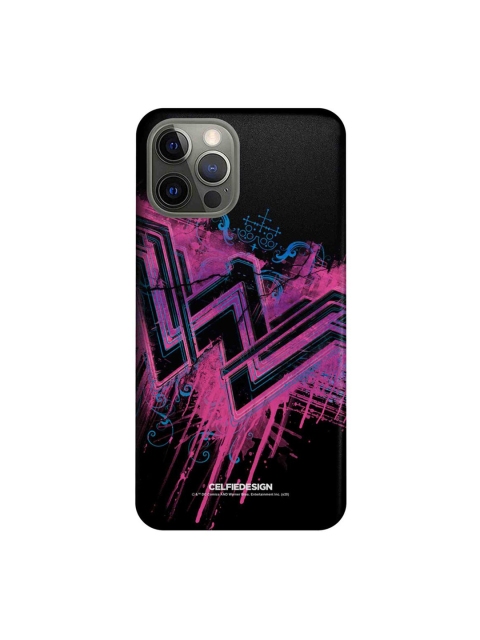 

CelfieDesign Wonder Woman Printed iPhone 12 Pro Slim Back Case, Black