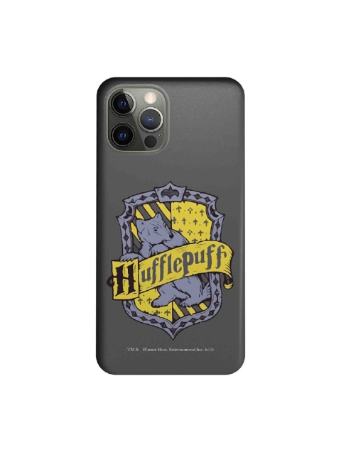 

CelfieDesign Grey & Yellow Crest Hufflepuff Slim Back Case for iPhone 12 Pro