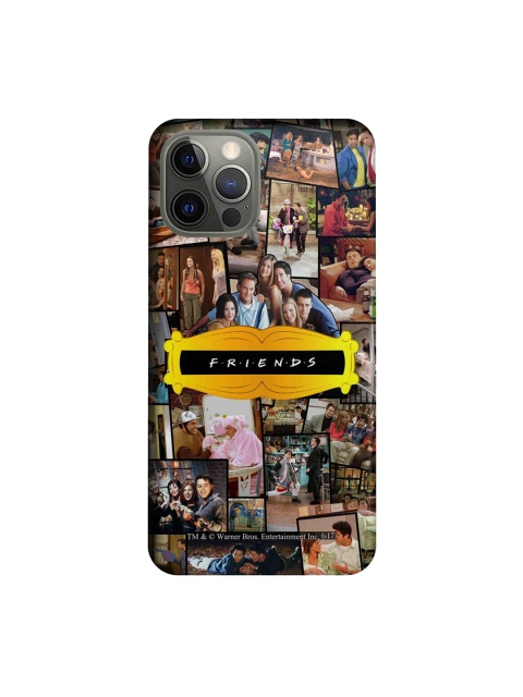 

CelfieDesign Multicoloured Friends Collage Printed iPhone 12 Pro Slim Back Case, Multi