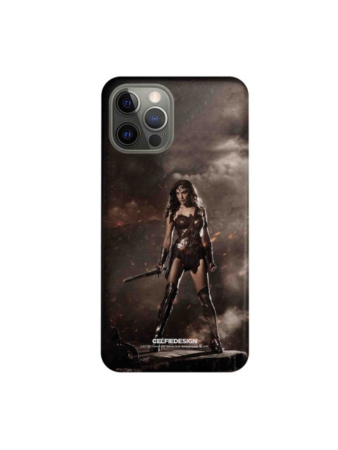 

CelfieDesign Wonderwoman Printed iPhone 12 Pro Slim Back Case, Multi