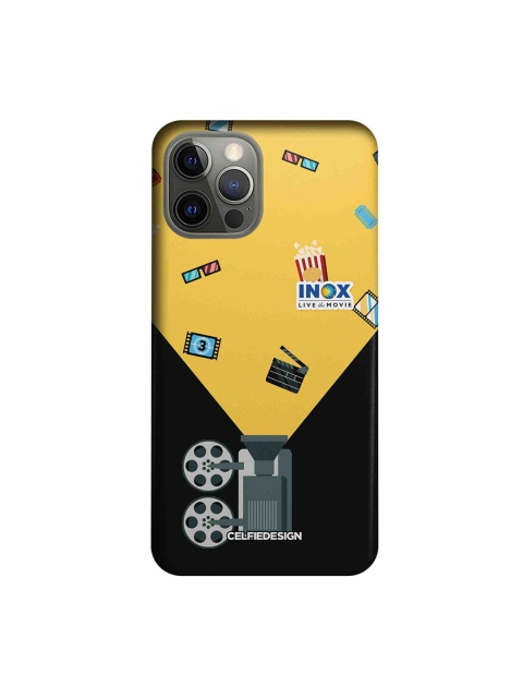 

CelfieDesign Black & Yellow Inox Cinema iPhone 12 Pro Slim Case