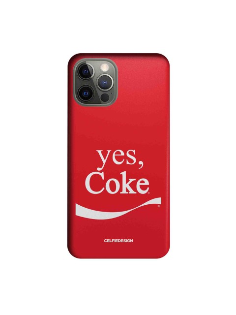 

CelfieDesign Red & White Yes Coke Slim Back Case for iPhone 12 Pro