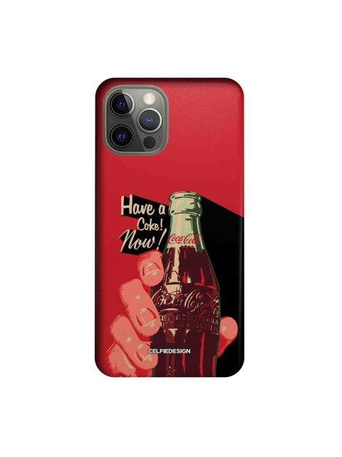 

CelfieDesign Multicoloured Have A Coke Now Print iPhone 12 Pro Back Case, Multi