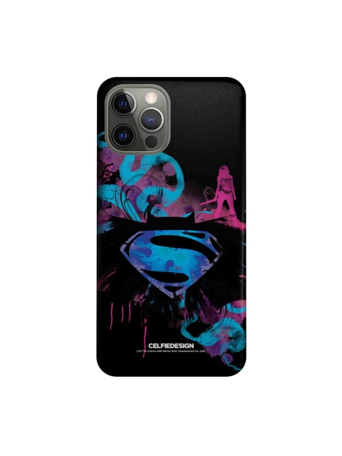 

CelfieDesign Blue & Black The Epic Trio iPhone 12 Pro Slim Back Case