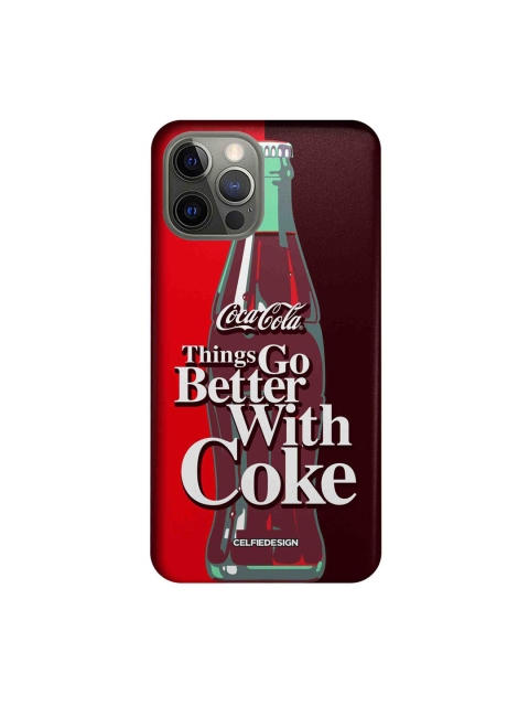 

CelfieDesign Red Printed iPhone 12 Pro Slim Back Case