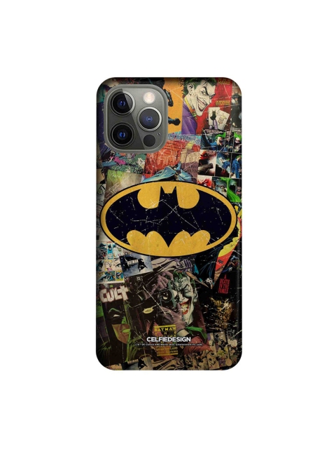 

CelfieDesign Multicoloured Comic Bat iPhone 12 Pro Slim Case, Multi