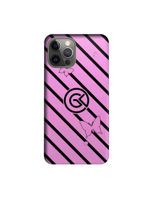 

CelfieDesign Multicolored Striped iPhone 12 Pro Slim Back Case, Multi