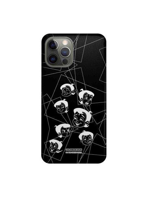 

CelfieDesign Black Moods Of Bheem Slim Back Case for iPhone 12 Pro