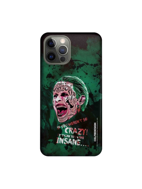 

CelfieDesign Multicoloured Crazy Insane Joker iPhone 12 Pro Slim Case, Multi