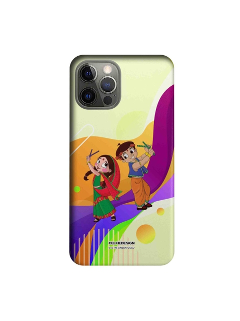 

CelfieDesign Multicolored Dancing Bheem And Chutki iPhone 12 Pro Slim Back Case, Multi