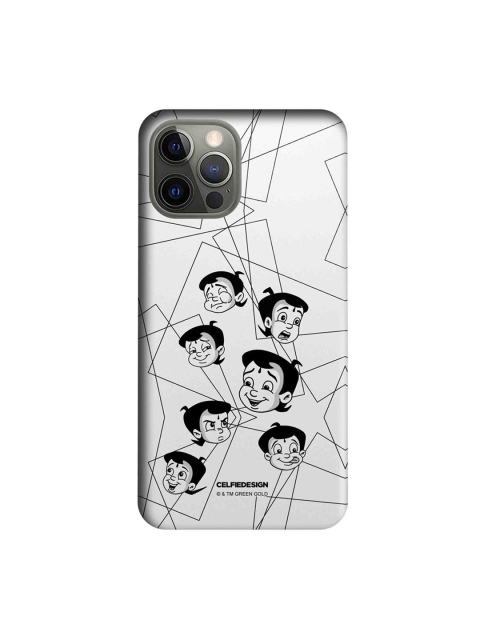 

CelfieDesign White & Black Moods Of Bheem iPhone 12 Pro Slim Back Case