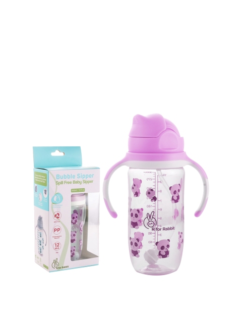 

R for Rabbit Purple Bubble Straw Baby Sipper 300ml