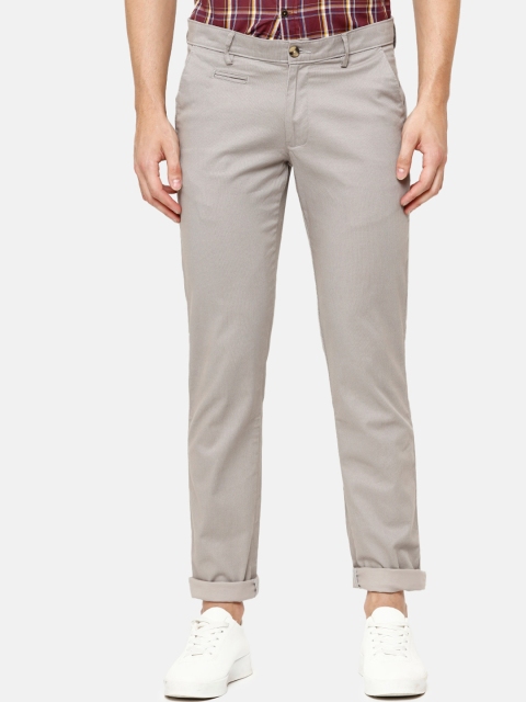 

Swiss Club Men Grey Slim Fit Chino Trousers