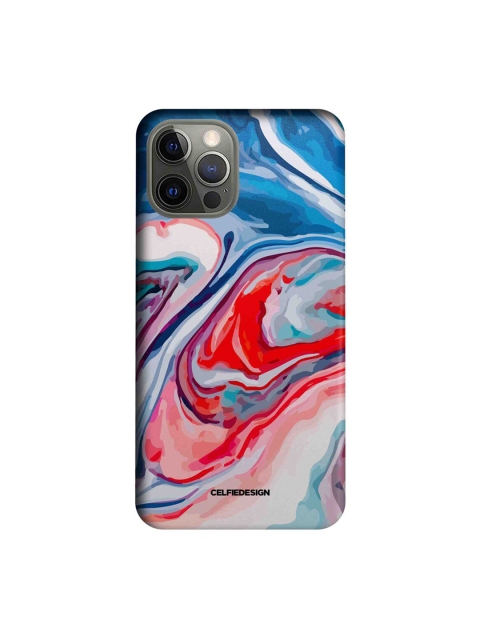 

CelfieDesign Red & Blue Liquid Funk iPhone 12 Pro Slim Back Case