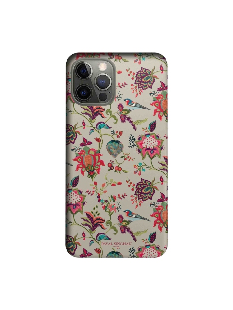 

CelfieDesign Beige & Coral Payal Singhal Chidiya iPhone 12 Pro Slim Back Case