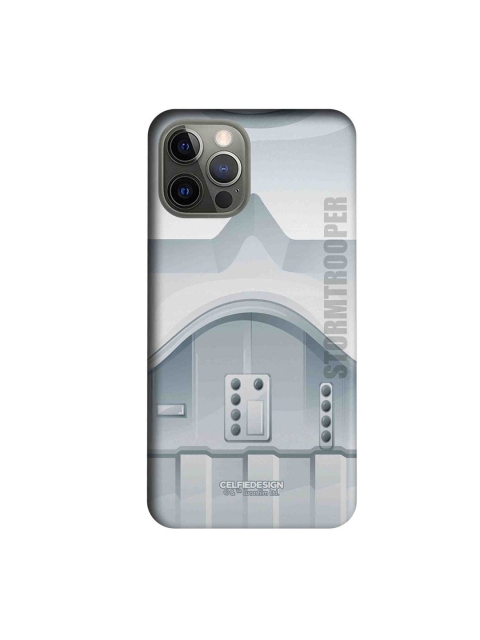 

CelfieDesign Grey & White Attire Trooper iPhone 12 Pro Slim Back Case, Green