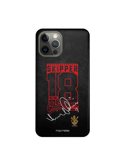 

CelfieDesign Black & Red Autograph Virat iPhone 12 Pro Slim Back Case