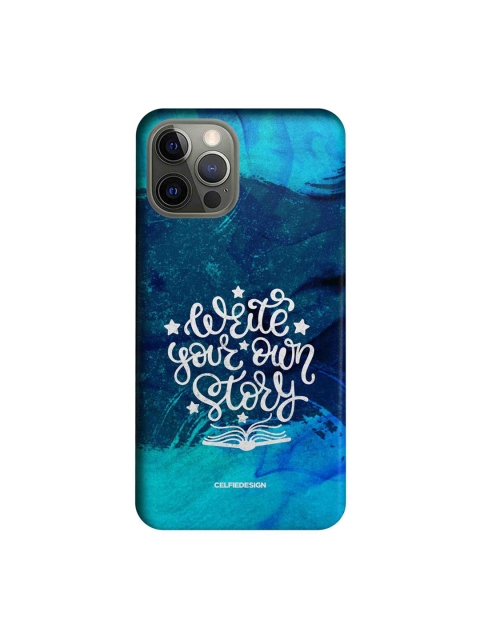 

CelfieDesign Blue & White Write Your Own Story iPhone 12 Pro Slim Back Case