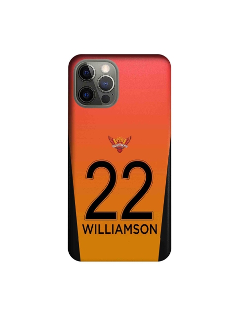 

CelfieDesign Orange& Black Sunrisers Hyderabad Gear Up iphone 12 Pro Slim Back Case