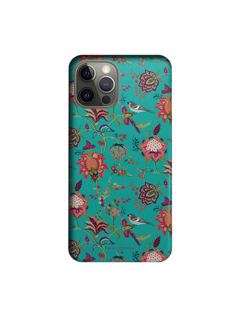 

CelfieDesign Teal Green & Pink Payal Singhal Chidiya iPhone 12 Pro Slim Back Case