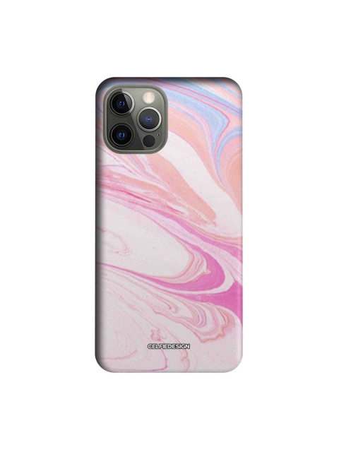 

CelfieDesign White & Pink Marble iPhone 12 Pro Slim Back Case