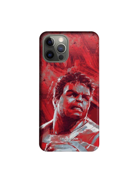 

CelfieDesign Red & Grey Charcoal Art Hulk Plastic iPhone 12 Pro Slim Back Case