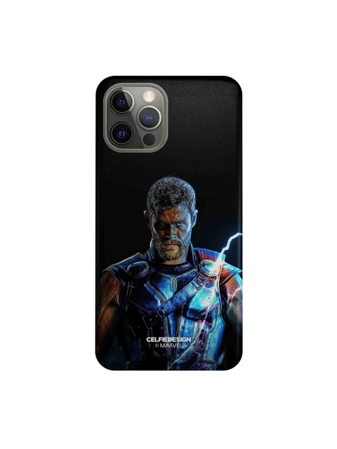 

CelfieDesign Black & Blue The Thor Triumph iPhone 12 Pro Slim Back Case