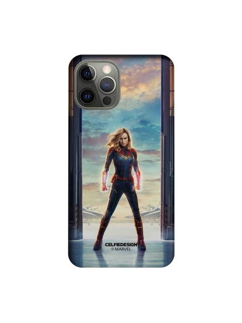 

CelfieDesign Blue & Red Captain Marvel Poster iPhone 12 Pro Slim Back Case