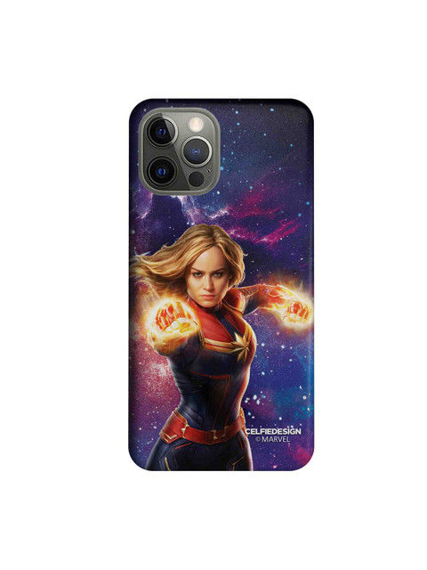 

CelfieDesign Blue & Red Fierce Captain Marvel iPhone 12 Pro Slim Back Case