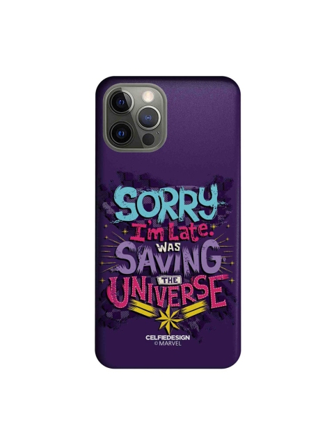 

CelfieDesign Purple & Blue Saving The Universe iPhone 12 Pro Slim Back Case