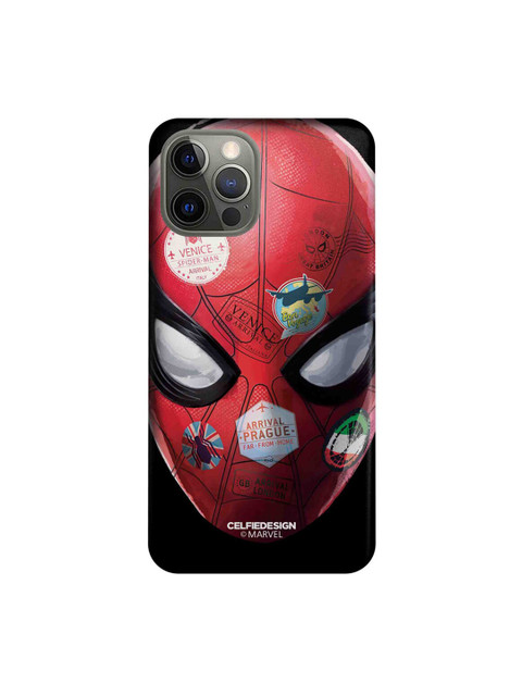 

CelfieDesign Black & Red Spider-Man Stamps iPhone 12 Pro Slim Back Case