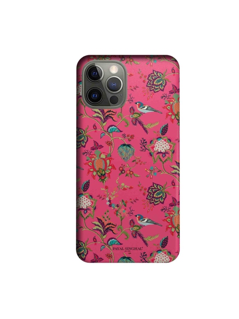 

CelfieDesign Pink & Green Payal Singhal Chidiya iPhone 12 Pro Slim Back Case